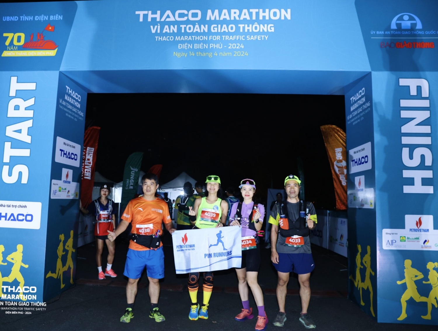 Petrovietnam đồng hành cùng giải chạy THACO Marathon Vì an toàn giao thông - Điện Biên Phủ 2024