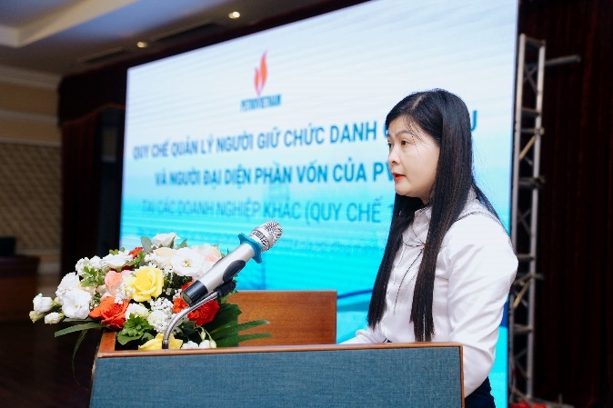 Petrovietnam tổ chức tập huấn phổ biến quy chế quản lý người giữ chức danh, chức vụ và người đại diện phần vốn của Tập đoàn tại các doanh nghiệp khác